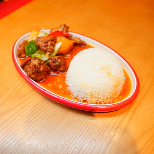 大盘鸡米饭