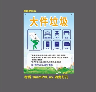 大件垃圾分类宣传海报