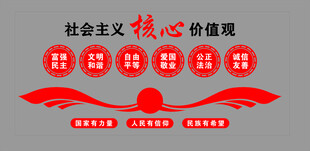 社会主义核心价值观造型