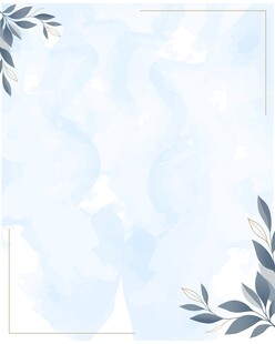 淡蓝枝叶背景