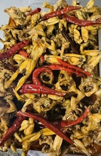 混合干辣椒干货食材