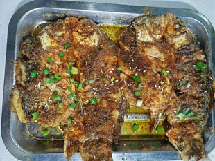 家常香煎烤鱼