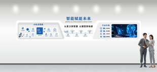 智慧企业AI数据文化墙