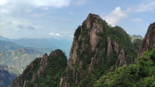 高山奇峰自然风光