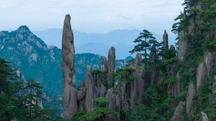 黄山奇峰怪石景观