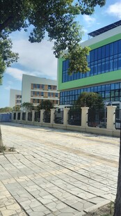 校园建筑户外街景
