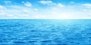 碧海蓝天清新海景