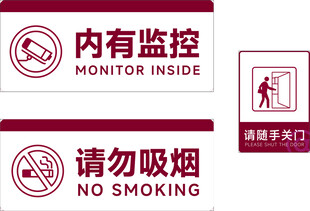 公共安全提示标识