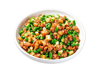 肉沫炒豇豆家常菜