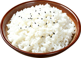一碗香蒸白米饭