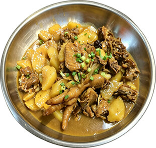东北土豆炖笨鸡
