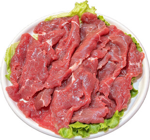 盘装鲜切生牛肉