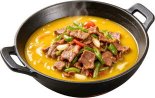 金汤牛肉干锅