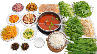 火锅套餐食材组合