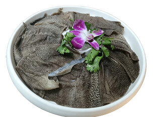 盘装新鲜黑毛肚