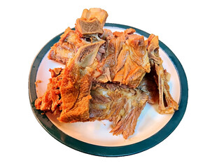 盘中腊排骨