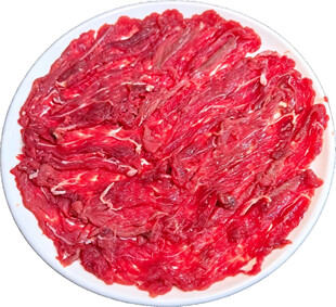 盘装新鲜生牛肉丝