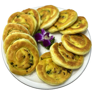盘装香酥葱油饼