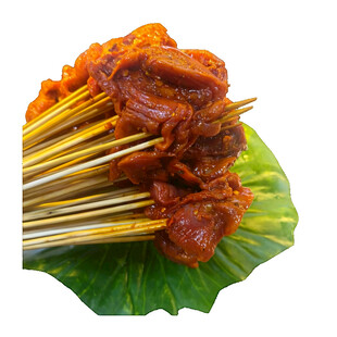 麻辣郡肝串串食材