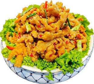 香辣炒鱿鱼须