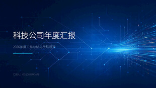 科技公司汇报