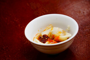 碗中残留餐食残渣