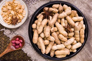 五香带壳花生美食