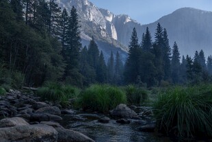 山林溪流山野风光