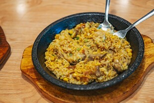 铁板咖喱炒饭
