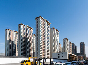 城市高层住宅建筑群