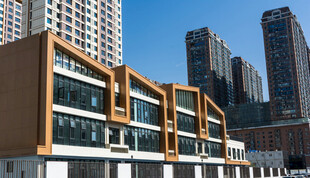 城市现代建筑群景观