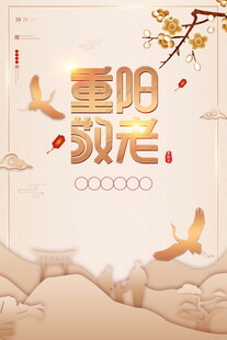 重阳敬老主题海报