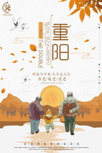 重阳佳节敬老海报
