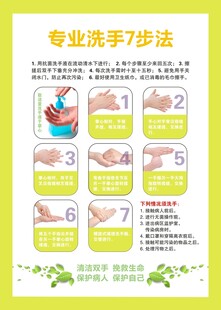 洗手7步法