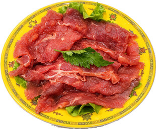 盘装鲜切生牛肉