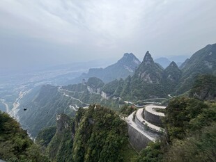 盘山公路山景风光