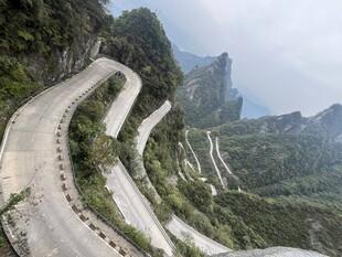 盘山公路自然风光