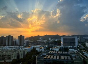 日落黄昏