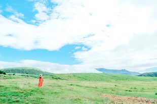 辽阔草原晴空美景