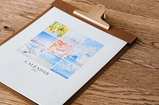 木质板夹文件静物拍摄