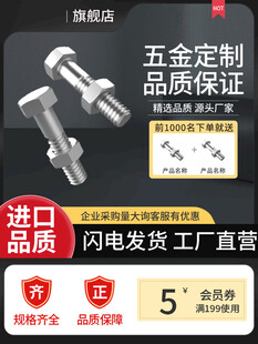 五金定制螺丝商品宣传海报
