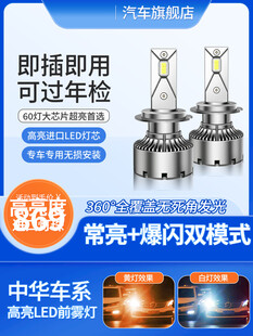 汽车LED前雾灯宣传海报