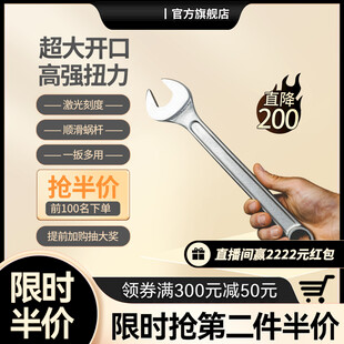 大开口扳手促销海报