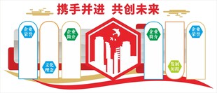 企业文化墙公司形象墙背景