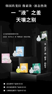 精华液对比宣传海报
