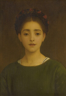 古典女性肖像油画
