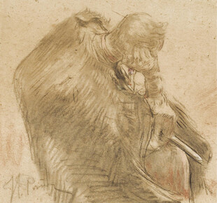 古典素描手部习作