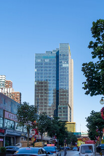 城市高层商务楼街景