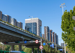城市高架沿线景观