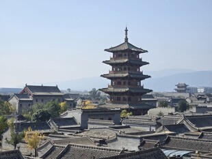 太原古县城晋阳福塔